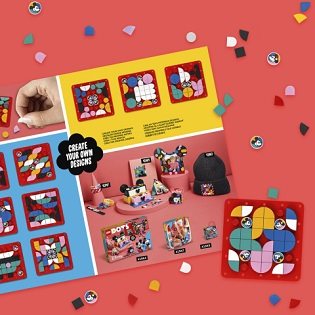 LEGO DOTS 41963 Aufnäher Myšák Mickey a Myška Minnie
