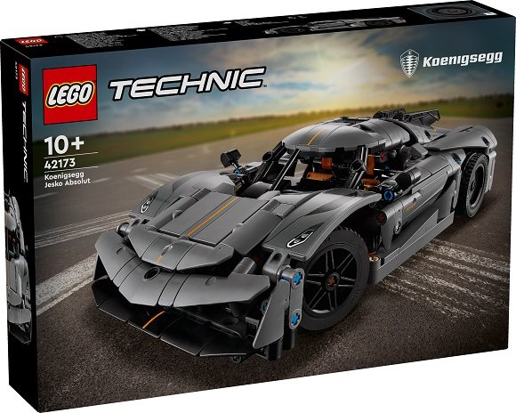 LEGO®Technic 42173 Koenigsegg Jesko Absolut Supersportwagen in Grau