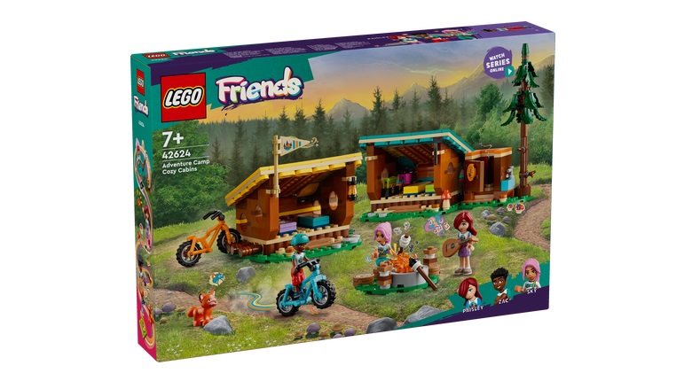 LEGO stavebnica Friends 42624 Útulné chatky na dobrodružnom tábore