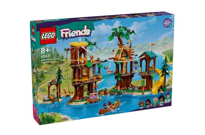 LEGO stavebnica LEGO® Friends 42631 Dobrodružný tábor – dom na strome