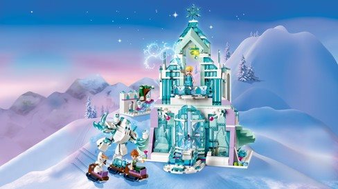 LEGO Disney Princess 43172 Elsa and her magical ice palace