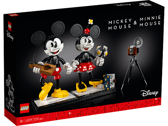 LEGO Disney Princess 43179 Mickey Mouse & Minnie Mouse Buildable Characters LEGO Disney Princess 43179 Mickey Mouse & Minnie Mouse Buildable Characters