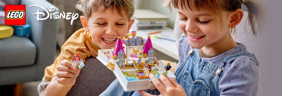 LEGO Disney Princess 41939 Ariel, Belle, Cinderella and Tiana's Storybook Adventures LEGO Disney Princess 41939 Ariel, Belle, Cinderella and Tiana's Storybook Adventures