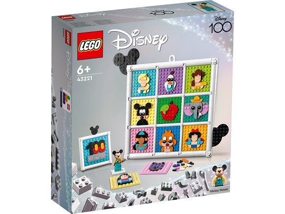 LEGO Disney 43221 100 years of popular Disney animated characters
