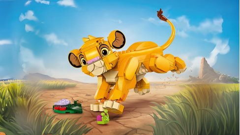 LEGO stavebnica Disney 43243 Levíča Simba z Levieho kráľa