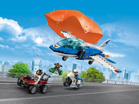 Lego Stadt 60208 Zatčení zloděje s padákem Lego Stadt 60208 Zatčení zloděje s padákem