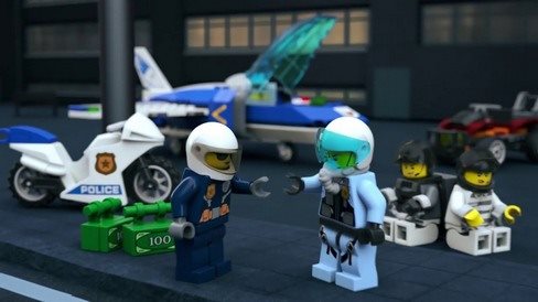 Lego Stadt 60208 Zatčení zloděje s padákem Lego Stadt 60208 Zatčení zloděje s padákem