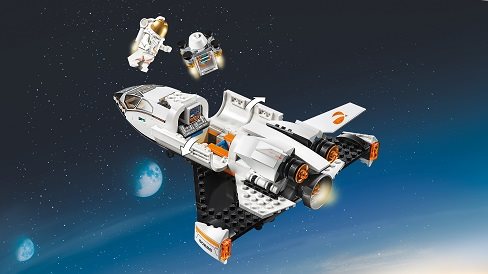 LEGO City Space Port Shuttle zkoumající Mars