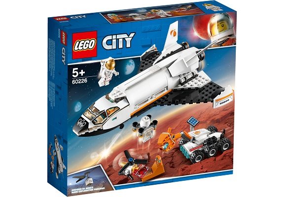 LEGO City Space Port Shuttle zkoumající Mars