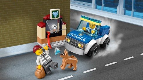 LEGO City Police 60241 Police Dog Unit LEGO City Police 60241 Jednotka s policejním psem