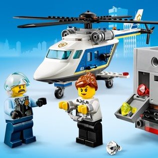 LEGO City Police 60243 Pronásledování s policejní helikoptérou
