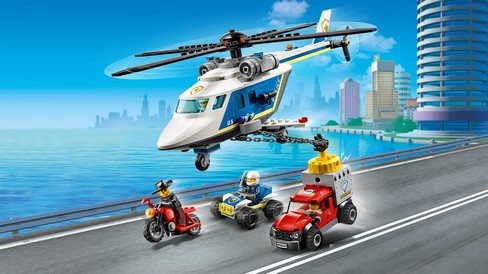 LEGO City Police 60243 Pronásledování s policejní helikoptérou