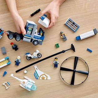 LEGO City Police 60244 Police Helicopter Transport LEGO City Police 60244 Police Helicopter Transport