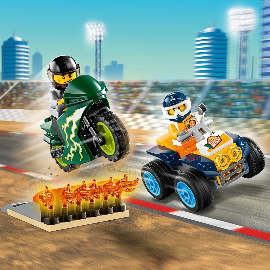 Lego Stadt Nitro Wheels 60255 Tým kaskadérů