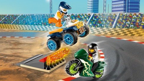 Lego Stadt Nitro Wheels 60255 Tým kaskadérů