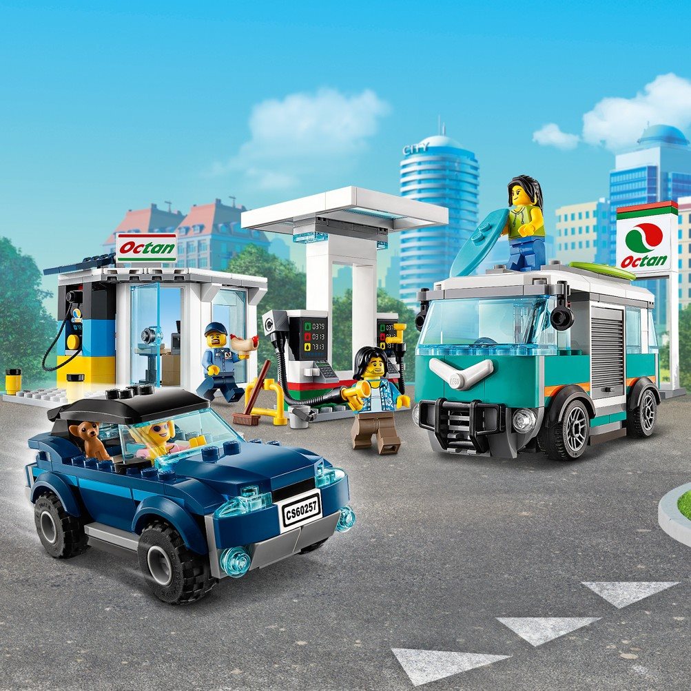 Lego Stadt Nitro Wheels 60257 Benzínová stanice