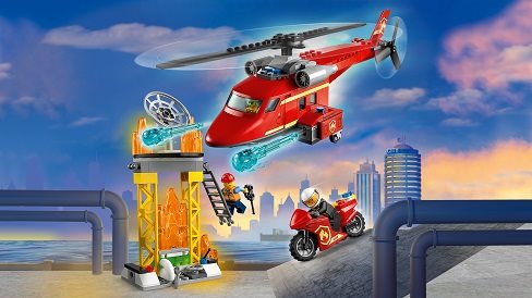 LEGO City 60281 Fire Rescue Helicopter 