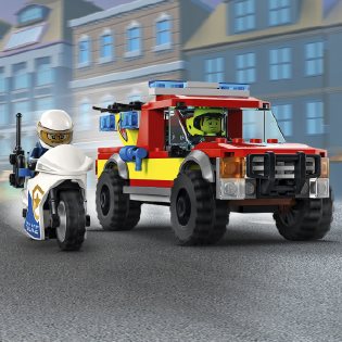 LEGO City 60319 Hasiči a policejní honička