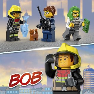 LEGO City 60319 Hasiči a policejní honička