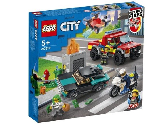 LEGO City 60319 Hasiči a policejní honička