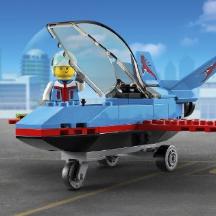 LEGO City 60323 Kaskadérské letadlo