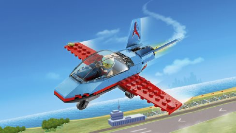 LEGO City 60323 Kaskadérské letadlo
