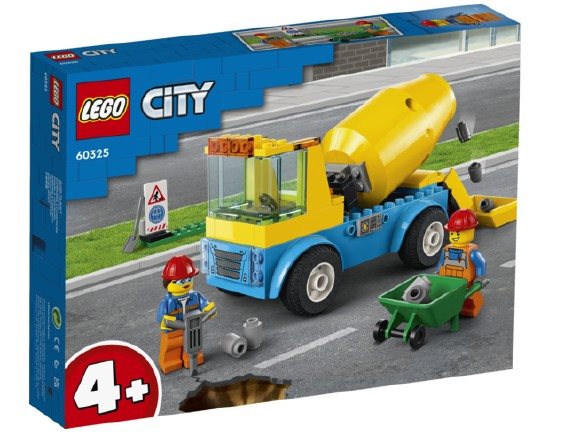 LEGO City 60325 Náklaďák s míchačkou na beton LEGO City 60325 Náklaďák s míchačkou na beton