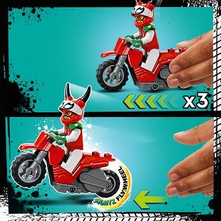 LEGO® City 60332 - Škorpiónova kaskadérska motorka