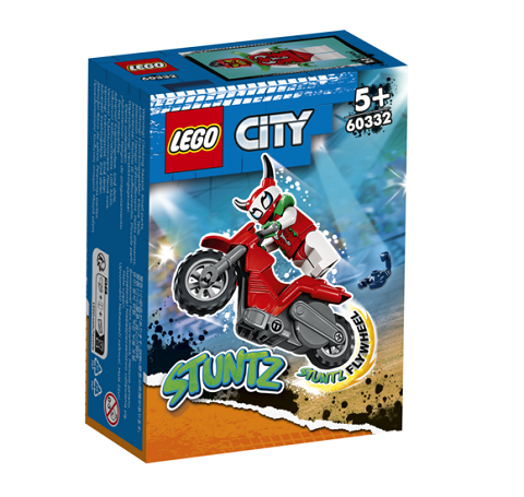 LEGO® City 60332 - Škorpiónova kaskadérska motorka