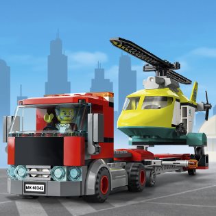 LEGO City 60343 Přeprava záchranářského vrtulníku LEGO City 60343 Přeprava záchranářského vrtulníku