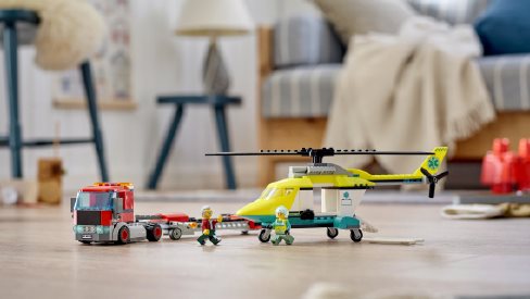 LEGO City 60343 Přeprava záchranářského vrtulníku LEGO City 60343 Přeprava záchranářského vrtulníku