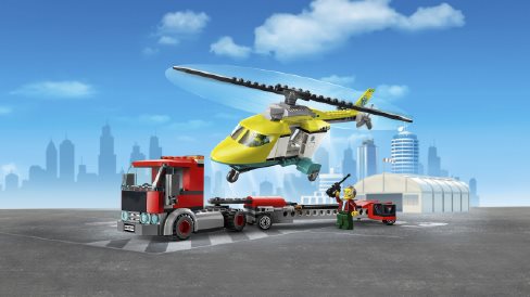 LEGO City 60343 Přeprava záchranářského vrtulníku LEGO City 60343 Přeprava záchranářského vrtulníku