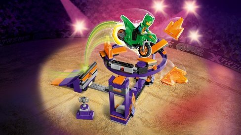 LEGO® City 60359 Stunt Challenge with ramp and hoop