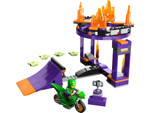 LEGO® City 60359 Stunt Challenge with ramp and hoop