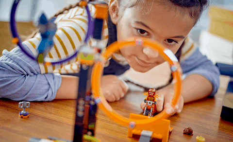 LEGO® City 60360 Kaskadérská výzva s rotujícími kruhy