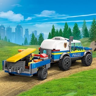 LEGO® City 60369 Mobiler Trainingsplatz für Polizeihunde