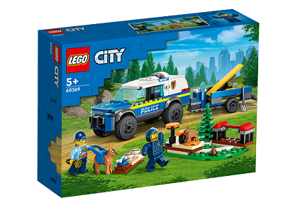 LEGO® City 60369 Mobil rendőrkutyakiképző terület