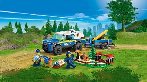 Stavebnica LEGO City 60369 Mobilné cvičisko policajných psov