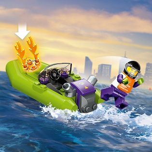 LEGO® City 60373 Fire Rescue Ship and Boat