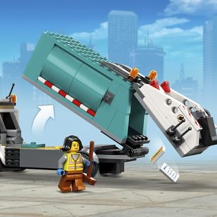 LEGO City 60386 Smetiarske vozidlo
