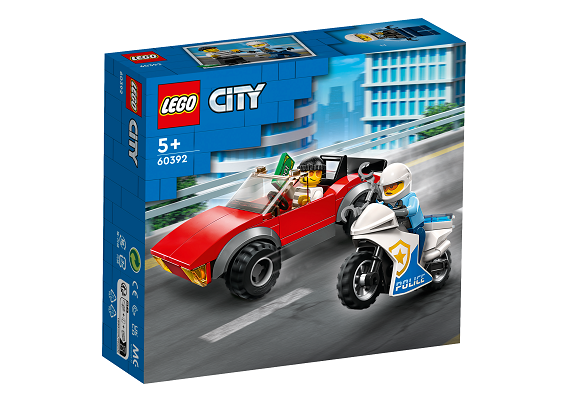 LEGO® City 60392 Car chase with police motorbike