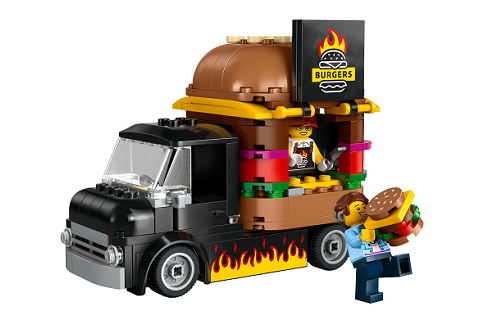 Stavebnica LEGO® City 60404 Hamburgerový truck