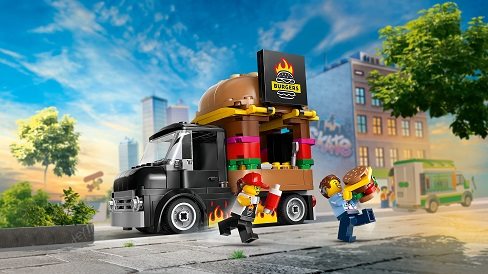 Stavebnica LEGO® City 60404 Hamburgerový truck
