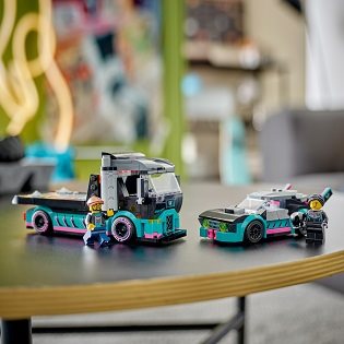 Stavebnica LEGO® City 60406 Kamión s pretekárskym autom