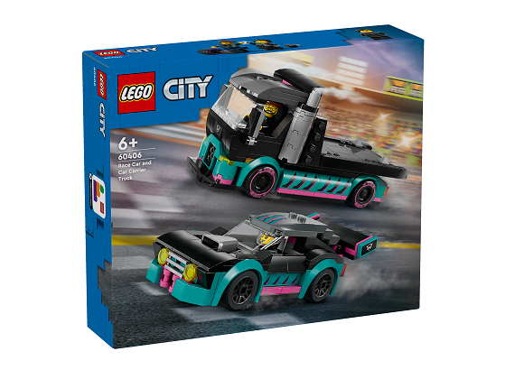 Stavebnica LEGO® City 60406 Kamión s pretekárskym autom