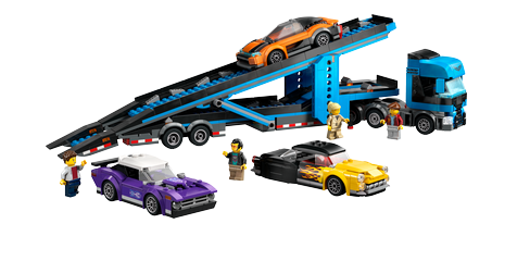 LEGO® City 60408 Teherautó sportkocsik szállításához