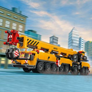 LEGO stavebnica City 60409 Žltý pojazdný stavebný žeriav
