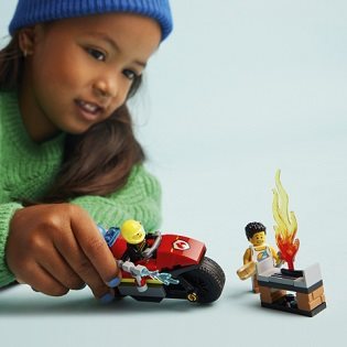 Stavebnica LEGO® City 60410 Hasičská záchranná motorka