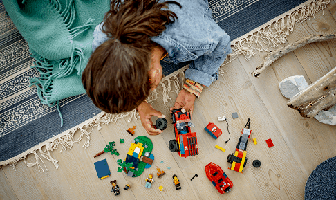 Stavebnica LEGO® City 60412 Hasičské auto 4×4 a záchranný čln
