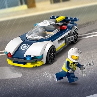 Stavebnica LEGO® City 60415 Naháňačka policajného auta a športiaku